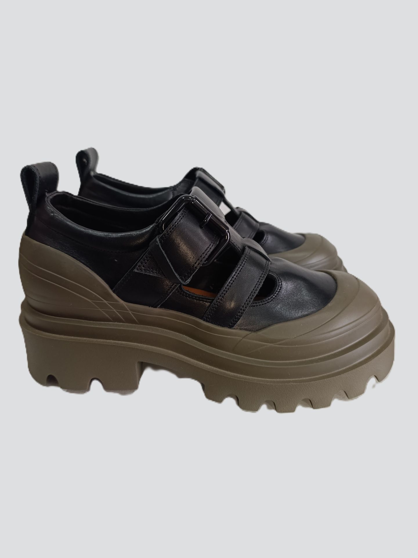 SANDALIAS CUERO - JAZMIN CHEBAR (NUEVAS CON ETIQUETA), imagen 4 de 4