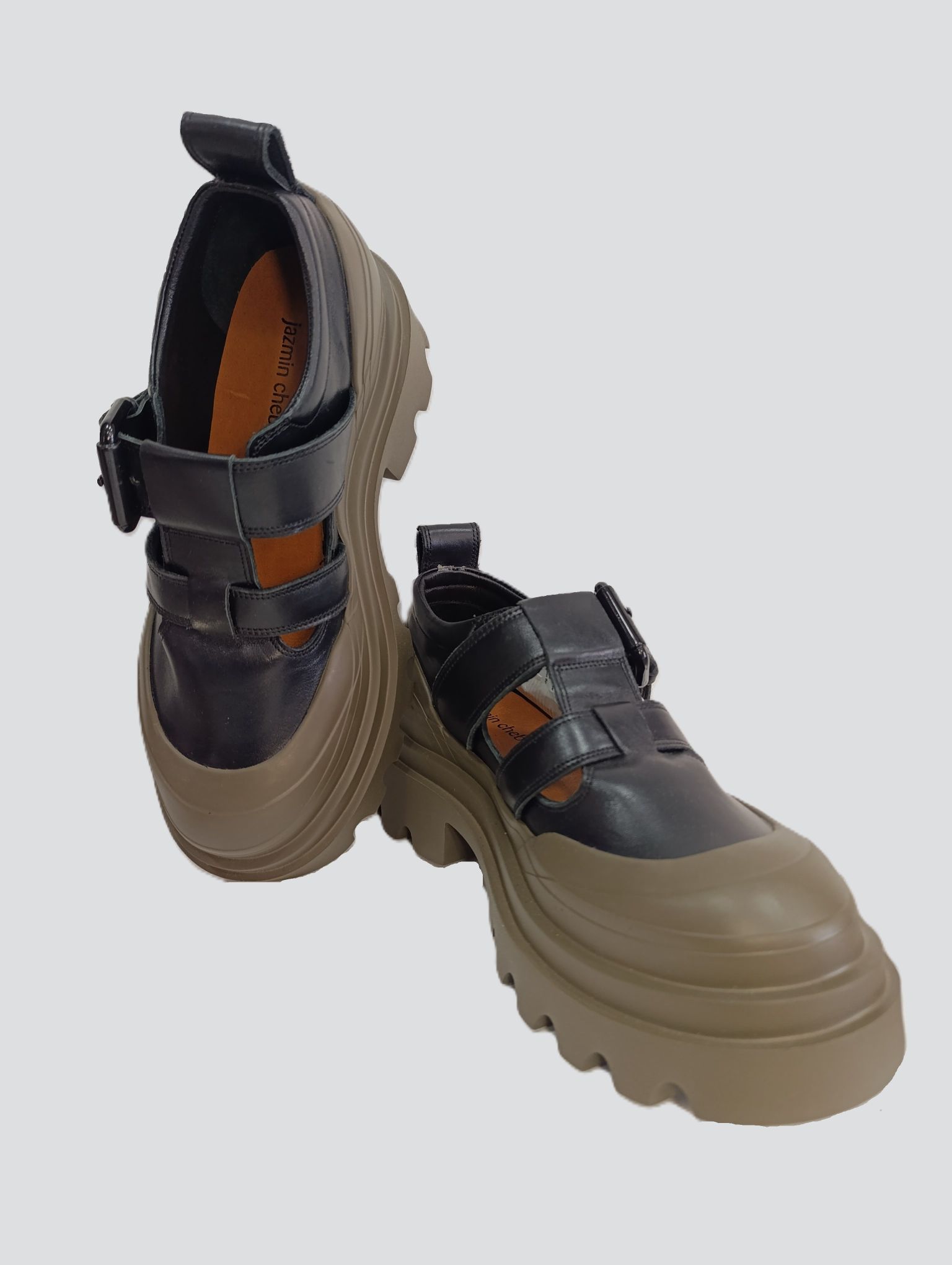 SANDALIAS CUERO - JAZMIN CHEBAR (NUEVAS CON ETIQUETA), imagen 3 de 4